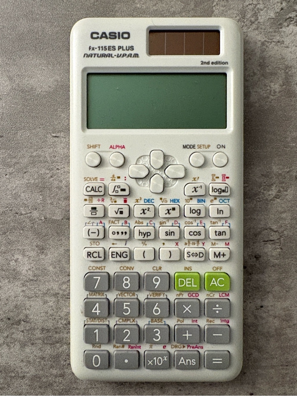 Casio fx-115ES Plus Solar Powered Calculator